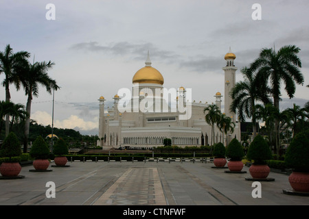 Sultan Omar Ali Mosquée Saifudding, Bandar Seri Begawan, Brunei, en Asie du sud-est Banque D'Images