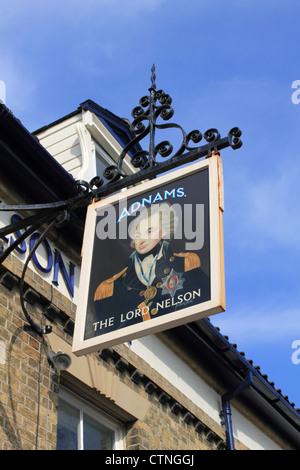 Le Lord Nelson pub England UK Suffolk Southwold Banque D'Images
