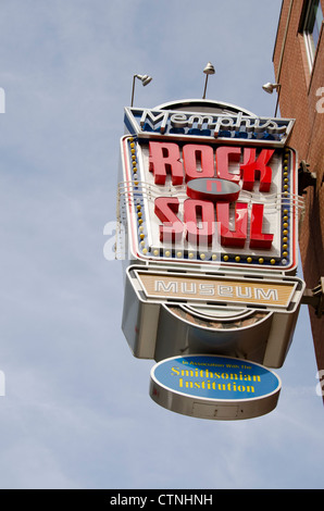 New York, Memphis. Rock 'N' Soul Museum. Banque D'Images