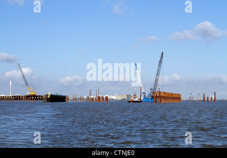 NEW HOLLAND À HULL FERRY. Banque D'Images