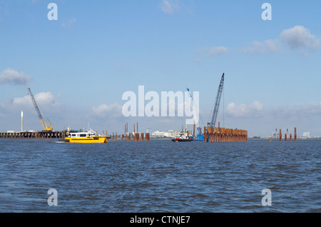 NEW HOLLAND À HULL FERRY. Banque D'Images