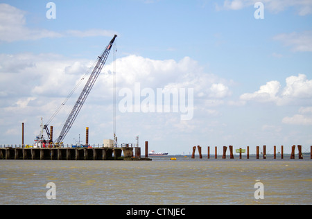 NEW HOLLAND À HULL FERRY. Banque D'Images