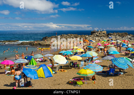 El Puertillo à Gran Canaria : une plage sur la côte nord Banque D'Images