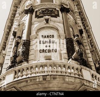 Bâtiment Banque d'Espagne à Madrid, Espagne Banque D'Images