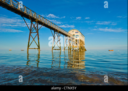 Station de Sauvetage Selsey, vu de la plage Banque D'Images