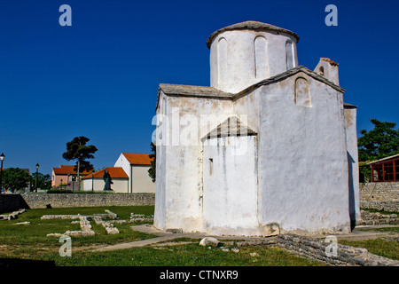 Cathédrale de Sainte Croix à Nin - l'un des plus petits dans le monde entier Banque D'Images