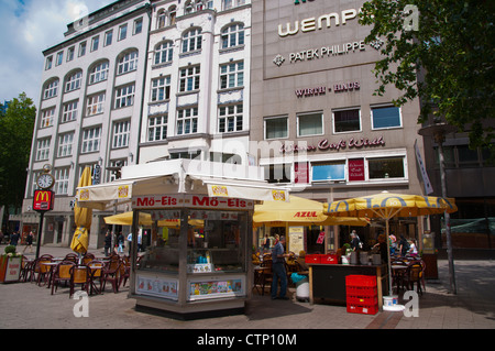 Gerhart-Hauptmann-Platz principal quartier commercial de Mitte Hambourg Allemagne Europe centrale Banque D'Images