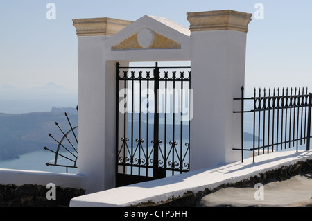 Architecture sur Santorin Banque D'Images