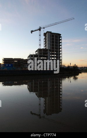 Maisons de Fairview 'voyage' développement Ipswich UK. Banque D'Images