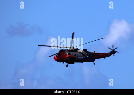 De l'air sea rescue, Seaking Rolvenden, Cornwall, England, UK Banque D'Images