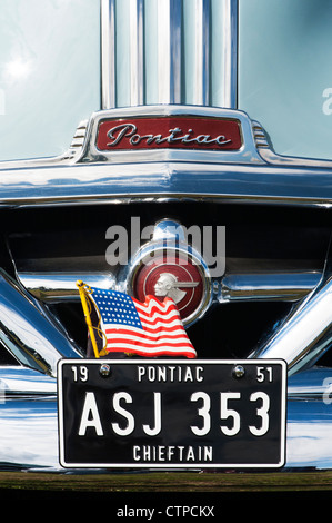 1951 Pontiac Chieftain, Classic vintage American car Banque D'Images