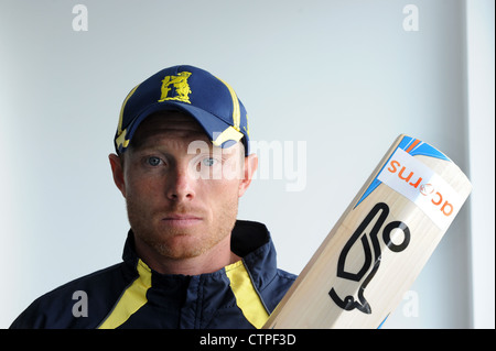 L'Angleterre et le Warwickshire cricketer Ian Bell Banque D'Images