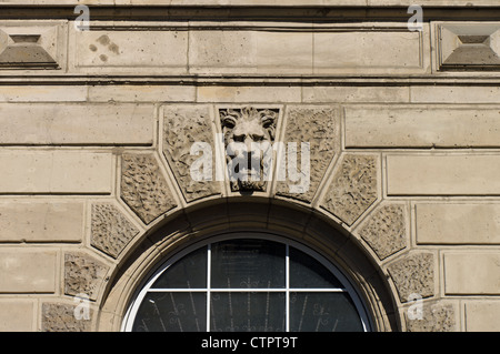 Mascaron sous la forme d'une tête de lion. Berlin. Spandau Banque D'Images