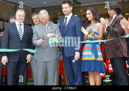 Le Prince Charles ouvre l'Ideal Home Show à l'Earls Court de Londres. Banque D'Images