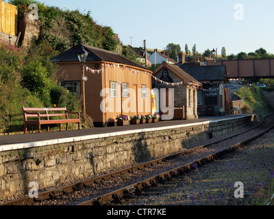 Watchet Station sur la West Somerset Steam Railway. Le Somerset. UK Banque D'Images