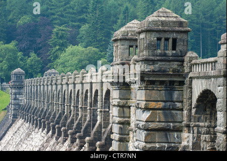 Le Lake Vyrnwy dam Banque D'Images