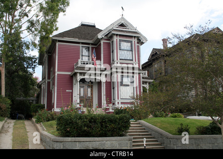 Chambre à 1329 Carroll Avenue, Los Angeles (série TV Charmed house) Banque D'Images