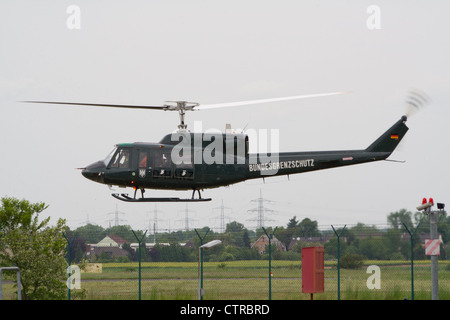 German Border patrol (Bundesgrenzschutz) helicopter Banque D'Images