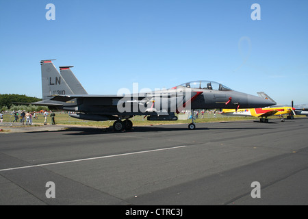 La base de lakenheath US air force f-15e strike eagle Banque D'Images