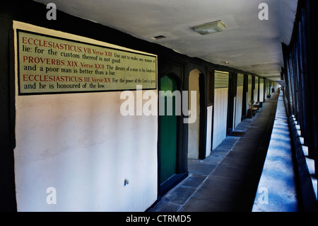 Longue allée hospices, Abingdon-on-Thames, Angleterre, RU Banque D'Images