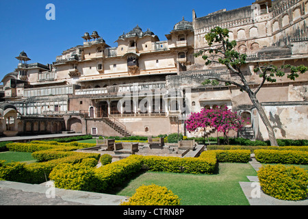 Jardin de Palais Bundi, Rajasthan, Inde Banque D'Images