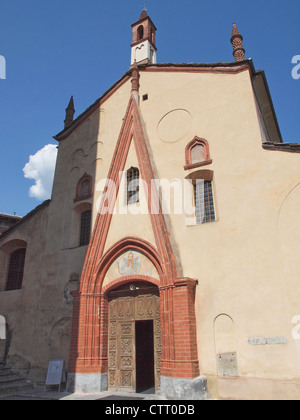 Chiesa di Sant'Orso (Église de Saint Ursus) à Aoste Italie Banque D'Images