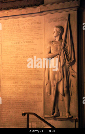 Rotonde Memorial Hall à l'Université Yale à New Haven CT Banque D'Images