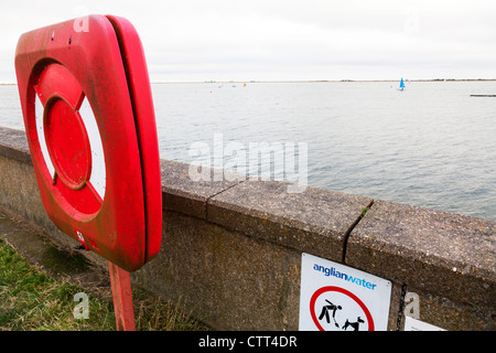 Covenham UK Angleterre Lincolnshire Réservoir Banque D'Images