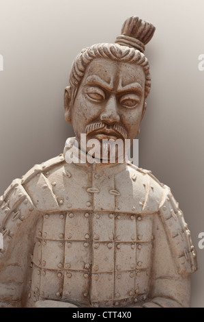 Terre cuite soldat de l'armée de guerriers en terre cuite de l'empereur Qin Shi Huang Banque D'Images