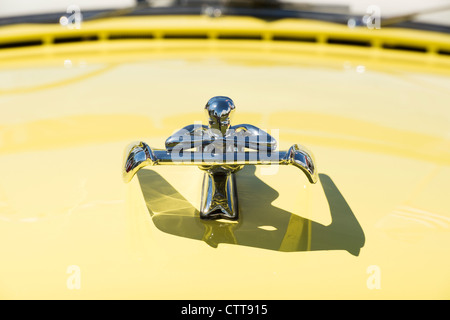 Nash Metropolitan Flying Lady Hood Ornament. Classic American car Banque D'Images