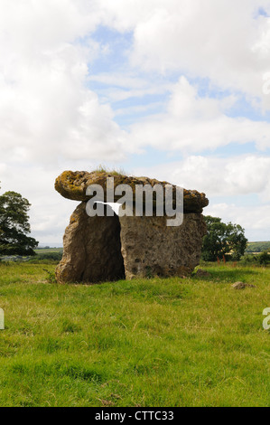 Lythans St chambre funéraire Vale of Glamorgan Wales Cymru UK GO Banque D'Images