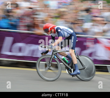 Chris Froome médaillé de bronze de 2012 à Londres Banque D'Images