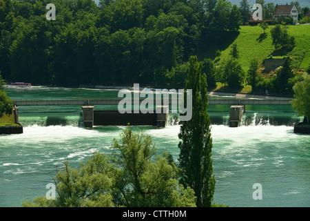 La centrale électrique de l'eau, Stein am Rhein, Suisse Banque D'Images