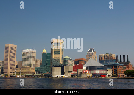 Inner Harbor de Baltimore, MD Banque D'Images