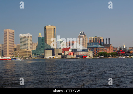 Inner Harbor de Baltimore, Maryland Banque D'Images