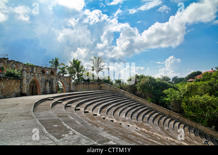 Dans l'amphithéâtre Altos de Chavon, Casa de Campo. République Dominicaine Banque D'Images