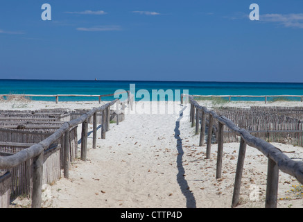 Mer de la Sardaigne. Banque D'Images