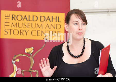 Amelia Foster, directeur de la Roald Dahl Museum and Story Centre à B-6986 Banque D'Images