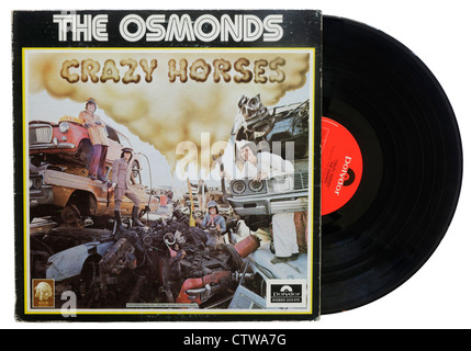 Crazy Horses par The Osmonds Banque D'Images