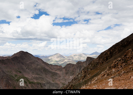 Le Colorado Rocheuses en vu de Mt. Evans, Colorado Banque D'Images