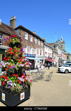 The Corn Exchange (Mairie), Place du marché, Blandford Forum, Dorset, Angleterre, Royaume-Uni Banque D'Images