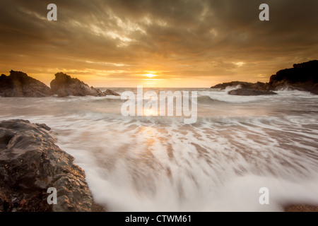 'Twr Porth Mawr Ynys Llanddwyn,' - Anglesey Banque D'Images