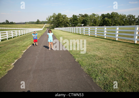 Kentucky Horse Breeders Farm, près de Lexington Kentucky;et le Horse Park au Kentucky Kentucky;;USA;Nord Banque D'Images