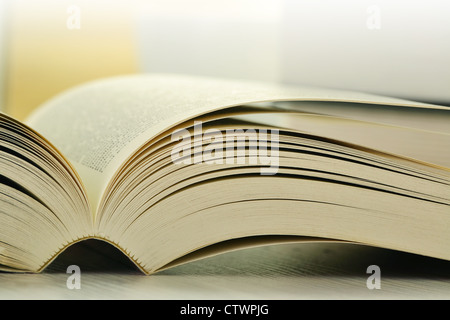 La composition avec des livres sur la table Banque D'Images