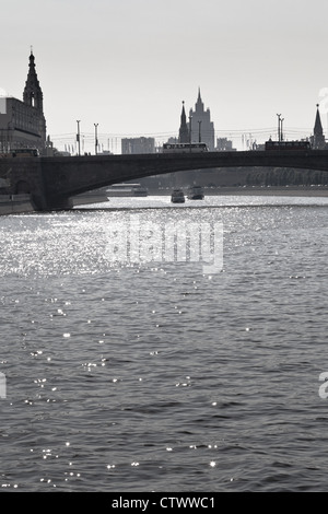 La ville de Moscou dans l'après-midi d'été Banque D'Images