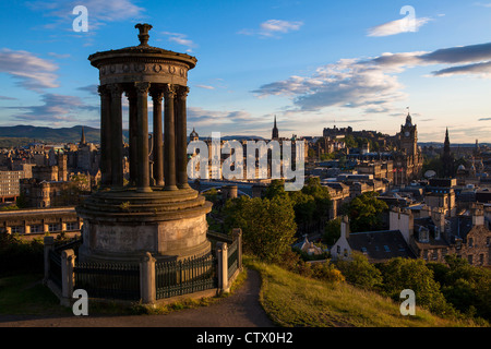 Dugald Stewart Monument Edimbourg en Ecosse Banque D'Images