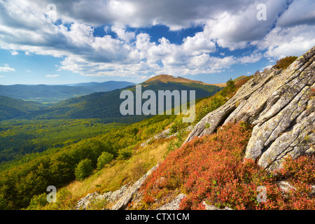 Le Parc National de Bieszczady, Pologne, Europe Banque D'Images