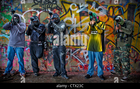 Mariage au coucher du soleil Banque D'Images