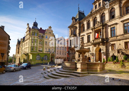 Klodzko (ville au sud-ouest de la Pologne), dans la région de la Basse Silésie, Pologne, Europe Banque D'Images