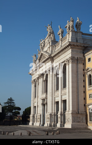 Le Archbasilica Papale de Saint Jean de Latran, Rome, Italie. Banque D'Images